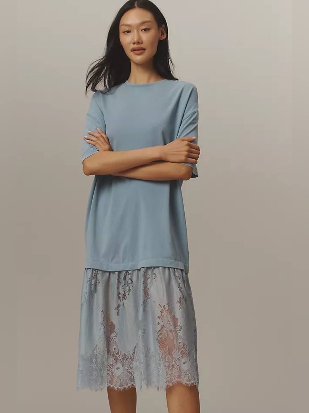 NWT Daily Practice Oversized Twofer Tee